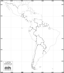 Download LATIN AMERICA Map to print from your computer